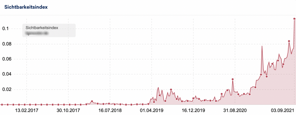 Sichtbarkeitswachstum nach einem SEO Audit