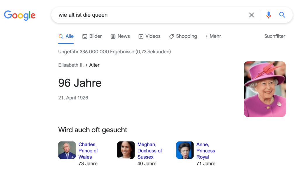 Google Knowledge Card