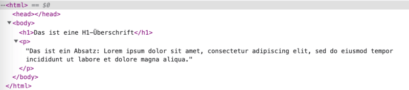 HTML Headline